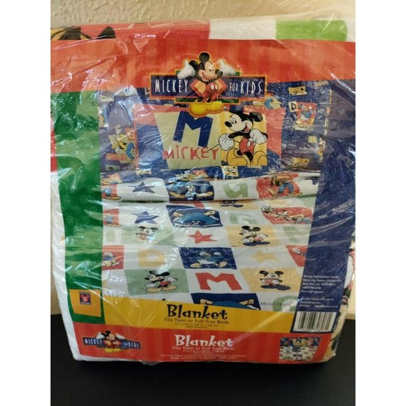 Mickey Mouse Vintage 80s Kids Blanket 72" x 90"